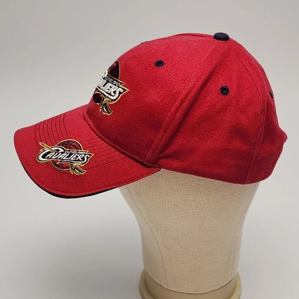 Cleveland Cavaliers Basketball Hat Cap NBA Cotton Cavs One Size Adjustable Red
